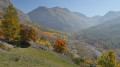Paysage de la vallée du Bachelard dans la montée au vallon Julien