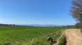 Paysage entre vues sur les monts du Pilât et les vallons de la Sanne