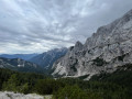 Paysage sur le chemin en montant