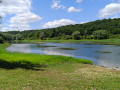 Pelouse en bord de lac