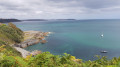 Pendennis Point and St Anthony Head far away