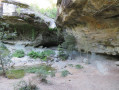 Petit passage dans la grotte fermée