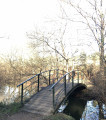 Petit pont au lac d'Agès