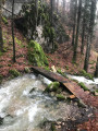 Brenet-See über den Mont d'Orzeires und den Crêt des Alouettes