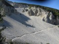 Petit sentier sur une belle combe