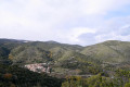 Le Col de Quitou, Trilla et le Col de Saint-Jean depuis Pézilla-de-Conflent