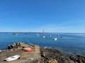 The lighthouses of &Icirc;le Vierge: the small one from 1845 and the large one from 1902