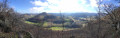 Photo panoramique sur la vallée