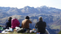 Vers le plateau de la Gentiane depuis le Chalet Cadier