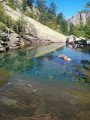 Piscine naturelle sous la passerelle de Spasimata