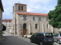 Place de l'Eglise à Chomelix