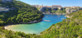 Phare de la Madonetta, Îlot de Fazzio, plage de Paragan depuis Bonifacio Phare de la Madonetta, Îlot de Fazzio, plage de Paragan depuis Bonifacio
