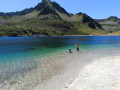 Plage du lac dets Coubous
