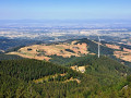 Plaine du Rhin vue de tour de Schauinsland