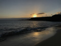 Playa de las Mujeres coucher de soleil