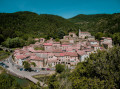 Point de vue sur le village d'Avène