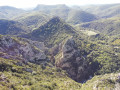 Point de vue sur les gorges, le roc de Terminet et le château Point de vue sur les gorges, le roc de Terminet et le château