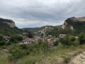 Point de vue sur Melnik en début de randonnée