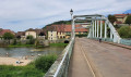 Pont bow-string à Port-Lesney