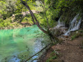Pont des Tuves - Cascade sur le sentier