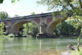 Les Coteaux, la Garonne et Arize depuis Carbonne