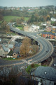 Pont sur la Sambre, vue depuis les hauteurs de la ville