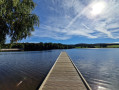 Ponton sur le lac