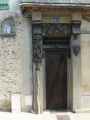 Porte décorée