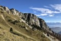 Pour se faire une idée de la pente sur l'arête