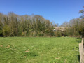 Prairie à proximité du pont de l'ancienne voie ferrée