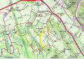 Premier tracé en jaune Premier tracé en jaune