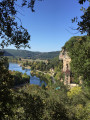Première vue sur la Dordogne ...