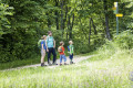 Premiumspazierwanderweg hochgehsiedelt