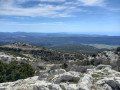 La face Sud de la Sainte-Baume, le Saint-Pilon et le Pic de Bertagne