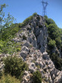 Pylône depuis le dernier col