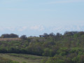Pyrénées vues depuis la voie romaine
