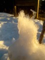 Quand le vent ET le soleil joue avec la neige