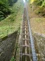 Rails du funiculaire du Mont-Dore