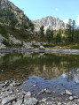 Reflet des Adus sur le lac