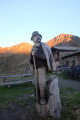 Refuge Mont Fallere sculpture