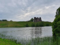Remains of Morton Castle and Morton Loch