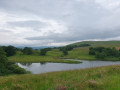 Remains of Morton Castle and Morton Loch