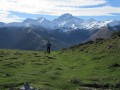 Retour depuis la cabane de Banios