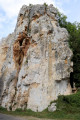 Rocher de la Dube, au bord de la D50