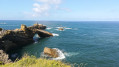 Randonnée sur les bords du littoral de Biarritz