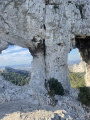 Rocher des Deux Trous, Mont Gaussier et Lac du Peirou par les échelles