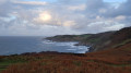 Rockham Bay and Bull Point Lighthouse far away