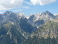 Saleinaz Galcier to Aig. du Chardonnet (L. of centre) Grande Fourche and Aig. Dorees