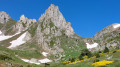 L'el Madrès et le Pic del Bernat Salvatge depuis le Col de Jau