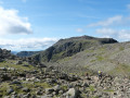 Scafell Pike and the slopes of Broad Crag